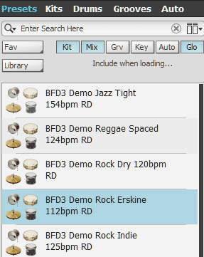 FXpansion BFD3 Review 5 FXpansion BFD3 Review presets