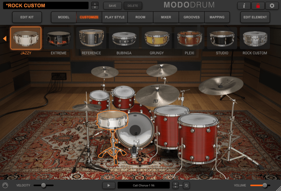 IK Multimedia MODO Drum Review - customize