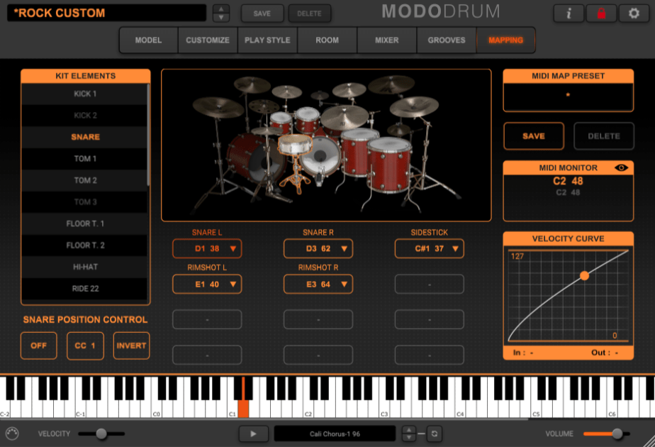 IK Multimedia MODO DRUM Review 10 IK Multimedia MODO Drum Review - mapping
