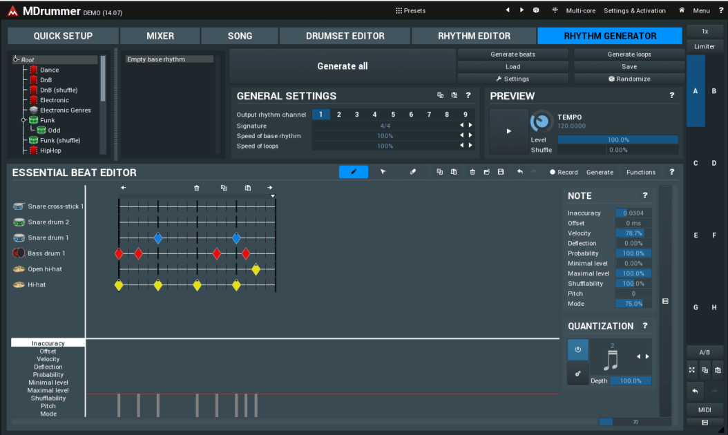 MeldaProduction MDrummer Review 10 MeldaProduction MDrummer Review rhythm generator