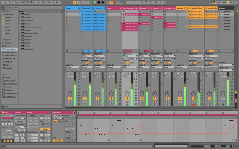 Choosing the Best Digital Audio Workstation for your Home Studio 6 Ableton Live 10 Screenshot