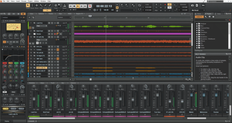 Choosing the Best Digital Audio Workstation for your Home Studio 9 Cakewalk by Bandlab Screenshot