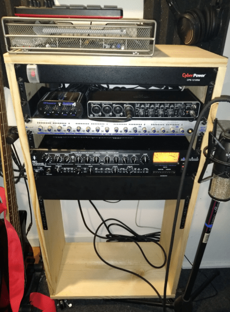 How To Build a Rack for Home Studio 8 How To Build a Rack for Home Studio - full rack