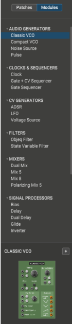 AAS Multiphonics CV-1 Review 6 AAS Multiphonics CV 1 Review module selection