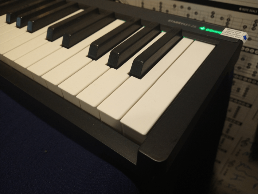 Donner Starrykey 25 Review 7 Donner Starrykey 25 Review Keybed